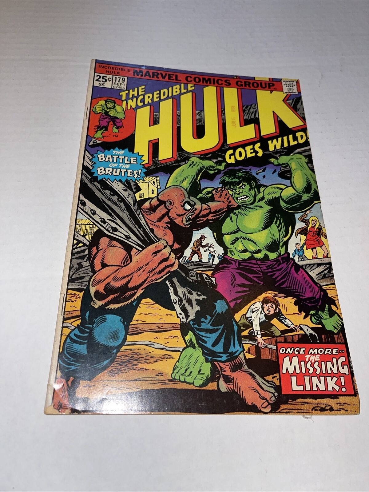 The Incredible Hulk Goes Wild #179 (September 1974, Marvel)