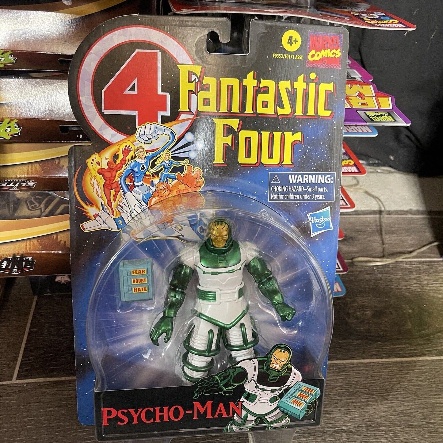 Fantastic Four Retro Marvel Legends Psycho-Man 6-Inch Action Figure NEW