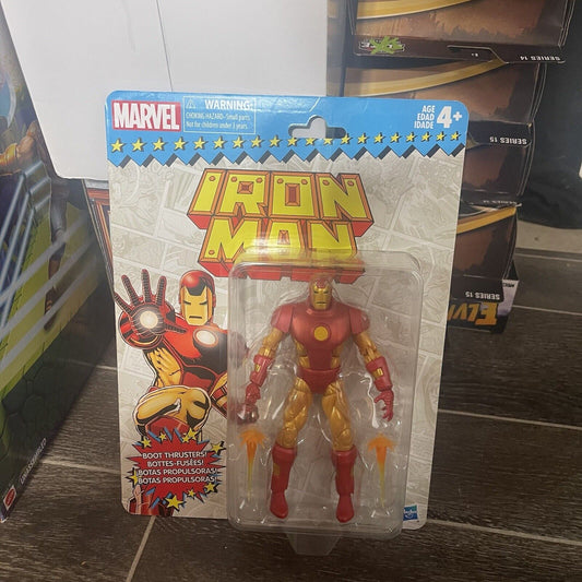 Marvel Legends Retro Iron Man 6” Figure Avengers Super Hero Vintage Style Comic