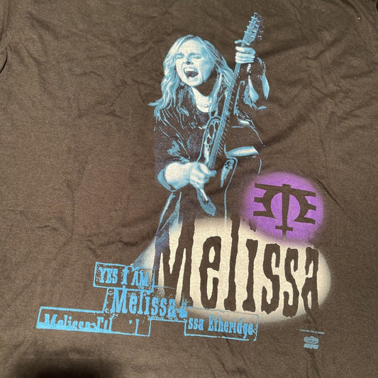 Vintage 1993 Melissa Etheridge Yes I Am Speak True Shirt Size Xl