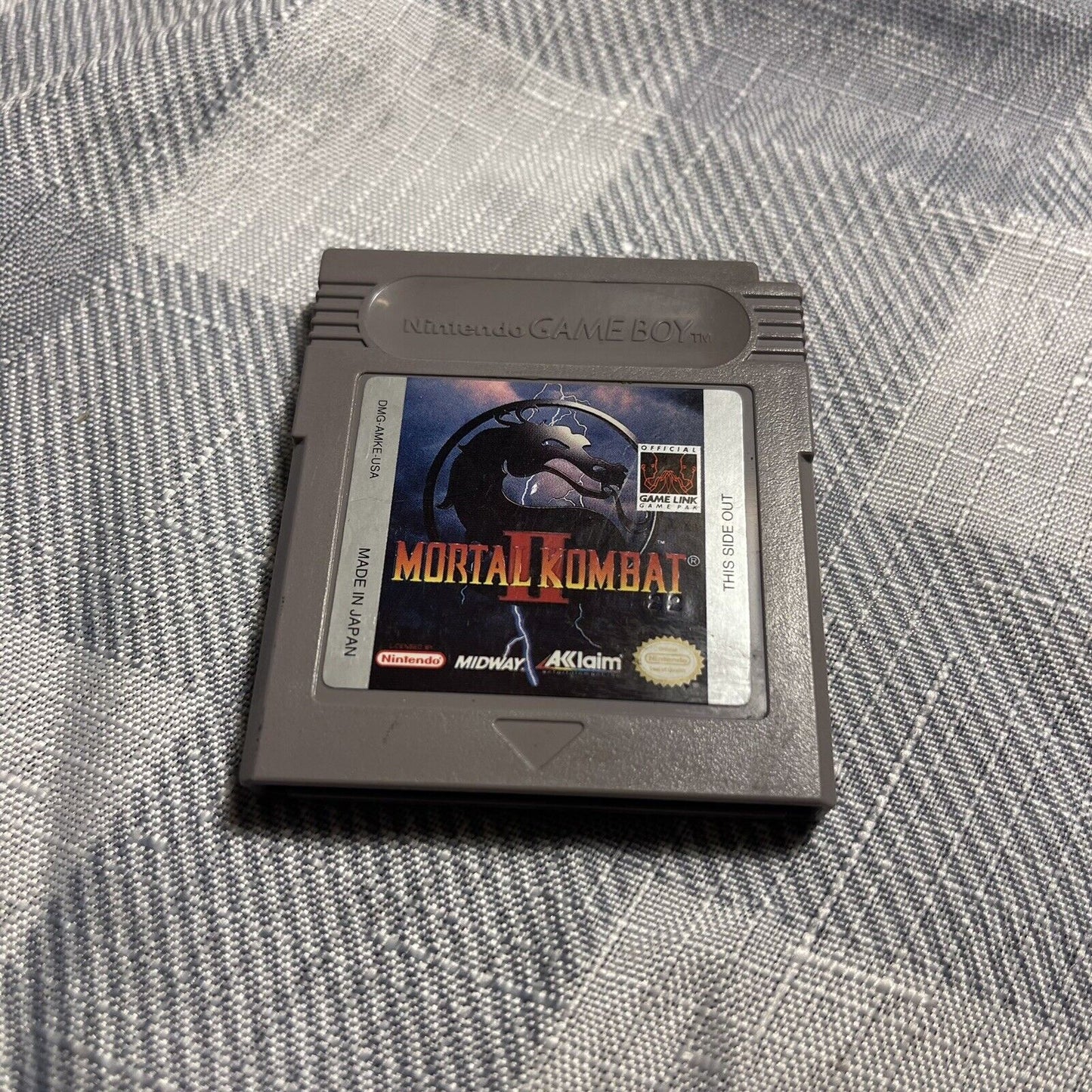 Mortal Kombat II 2 Original Nintendo Gameboy Game Authentic Tested & Working