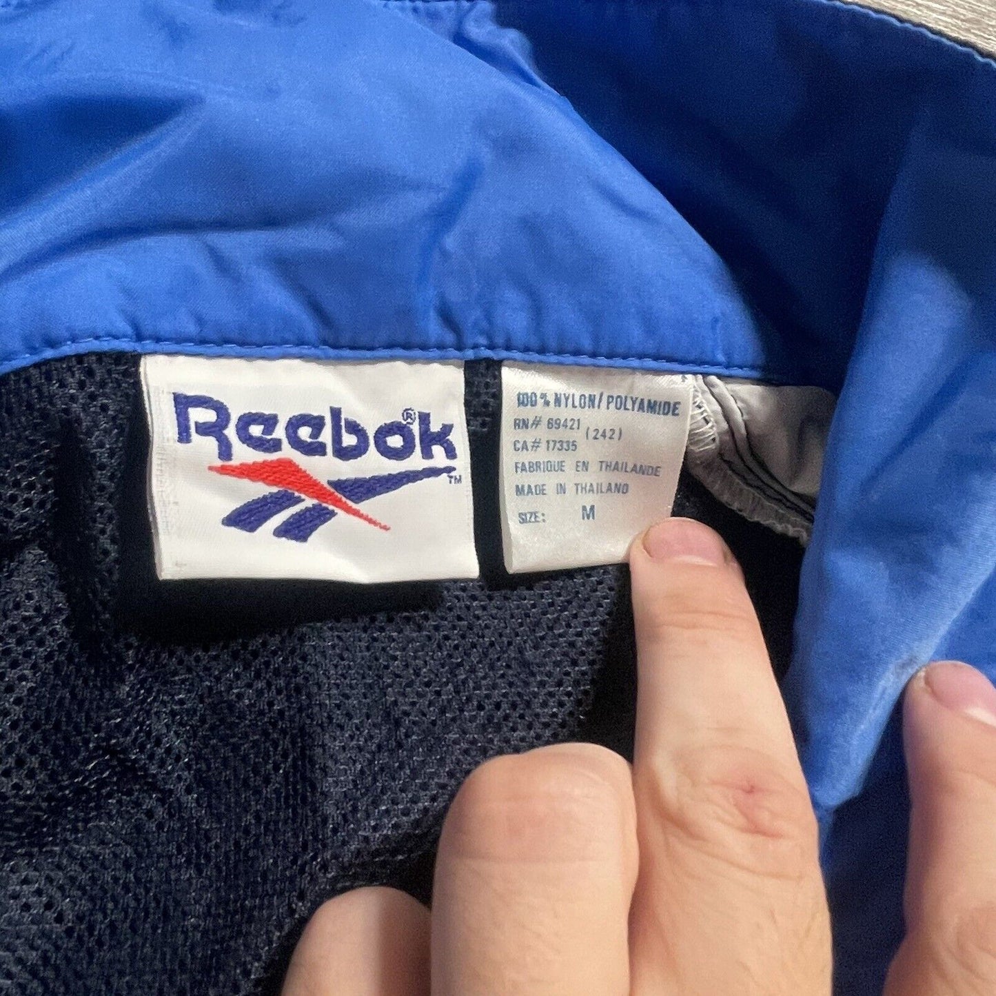 Vintage Reebok Pullover Jacket Size Medium