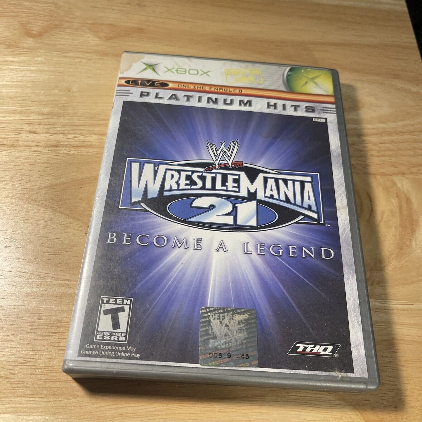 WWE Wrestlemania 21 Xbox - Game & Case