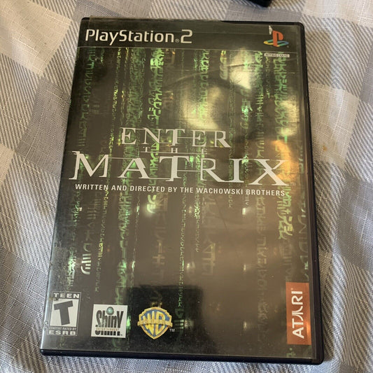 Enter the Matrix Sony PlayStation 2 PS2 Black Label w/ Manual Tested  CIB