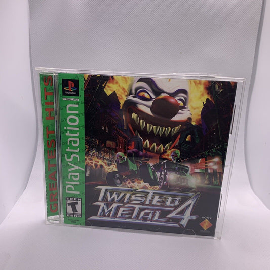 Twisted Metal 4 (Sony PlayStation 1, 1999) PS1 CIB Tested & Works