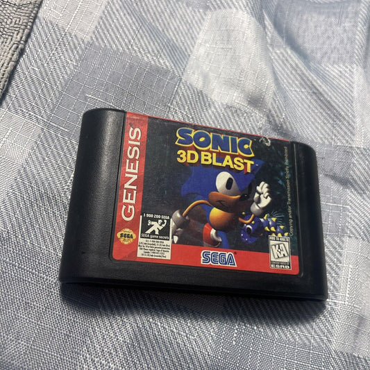 Sonic 3D Blast (Sega Genesis, 1996) CARTRIDGE ONLY - TESTED