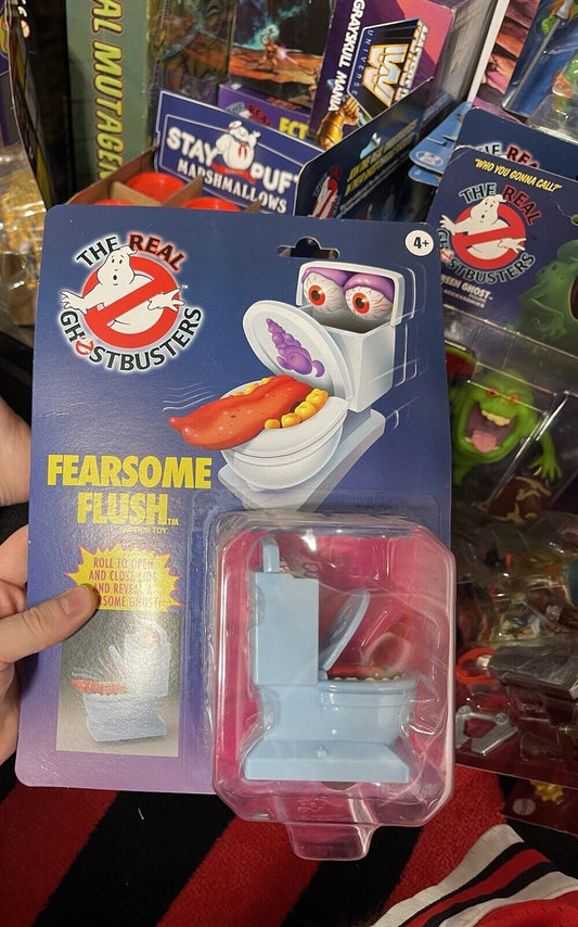 FEARSOME FLUSH action figure NWT throwback Real Ghostbusters 2021 toilet