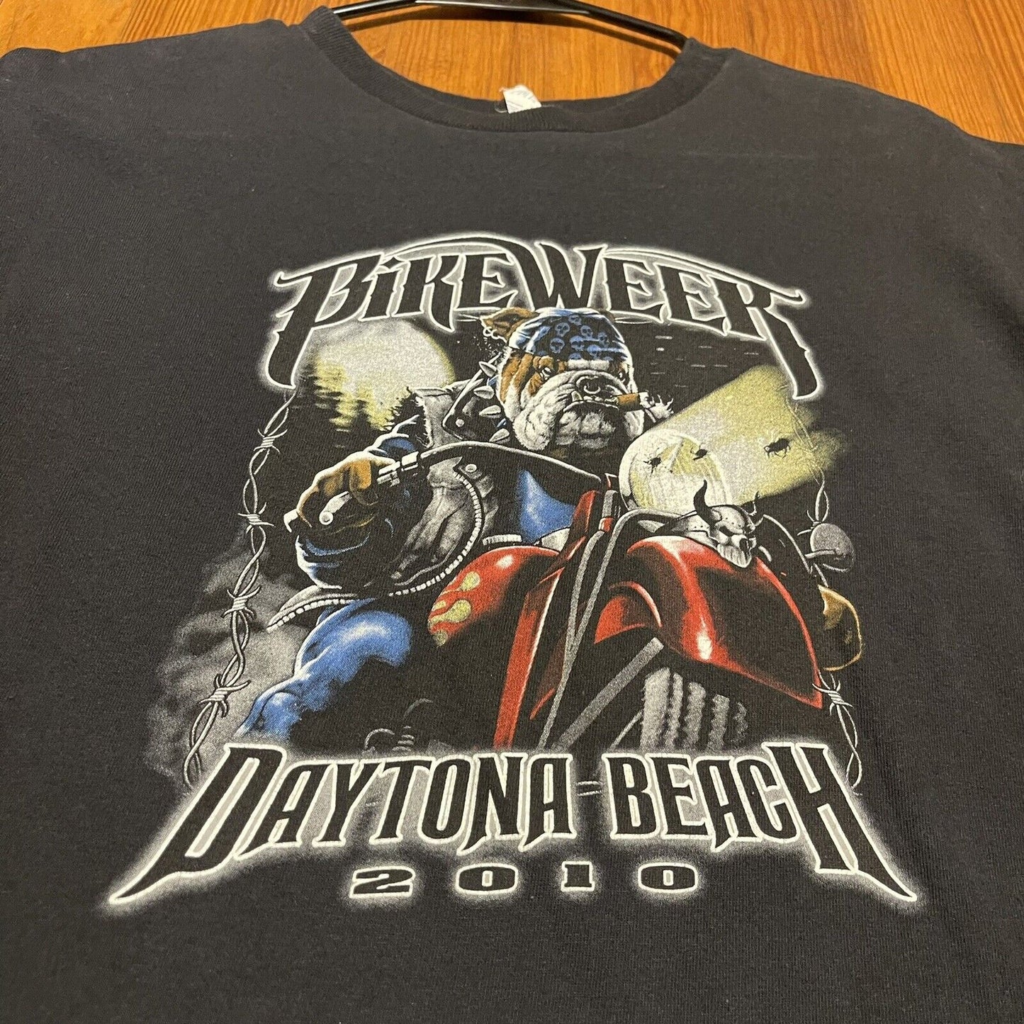2010 Daytona Bike Week T Shirt Motorcycle Size Large