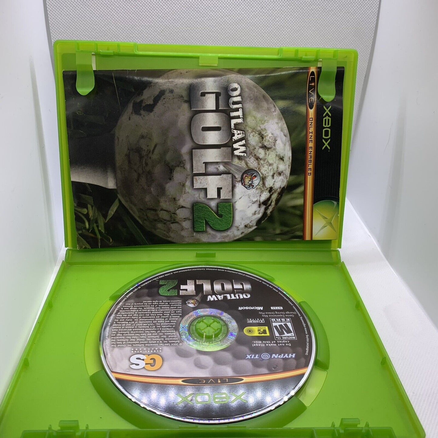 Outlaw Golf 2 (Microsoft Xbox, 2004) - CIB Complete w/ Manual
