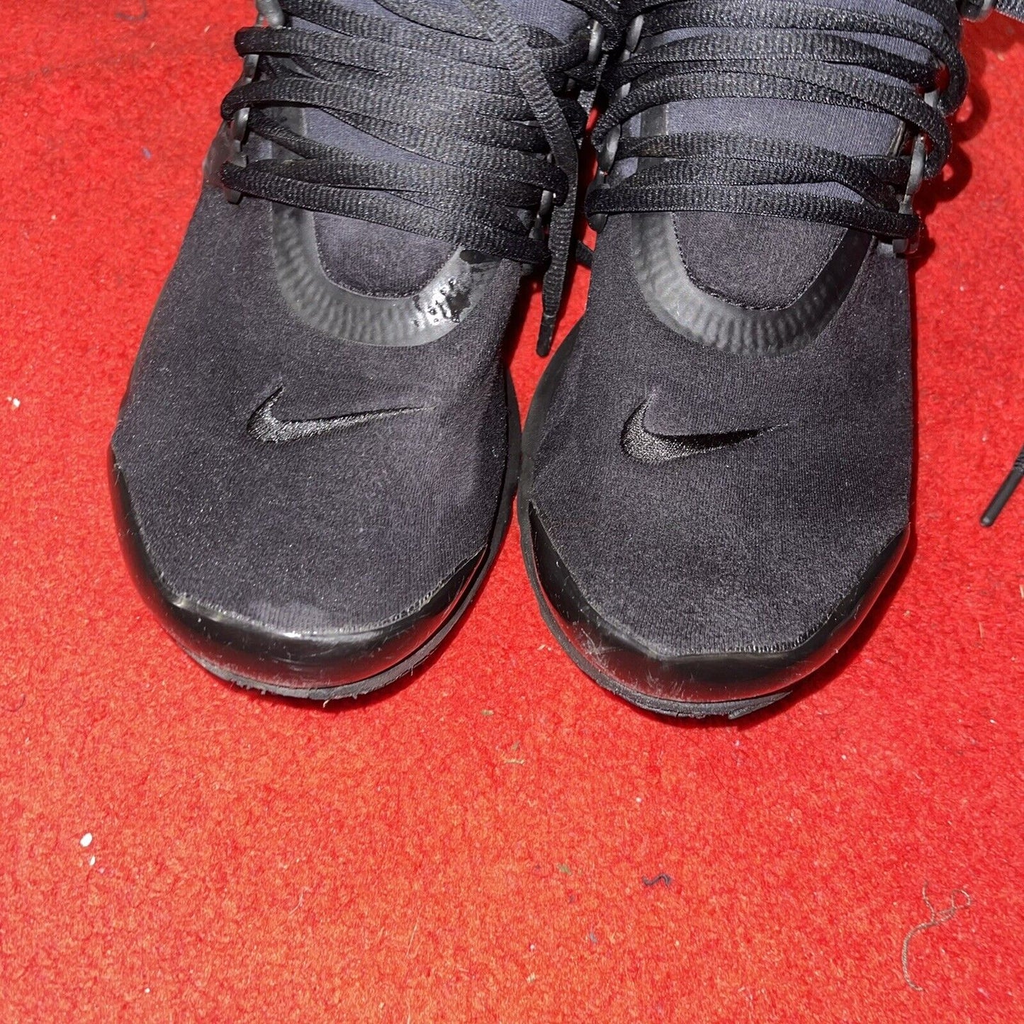 Nike 305919-009 Air Presto Triple Black Casual Running Shoe Size S (8-9)