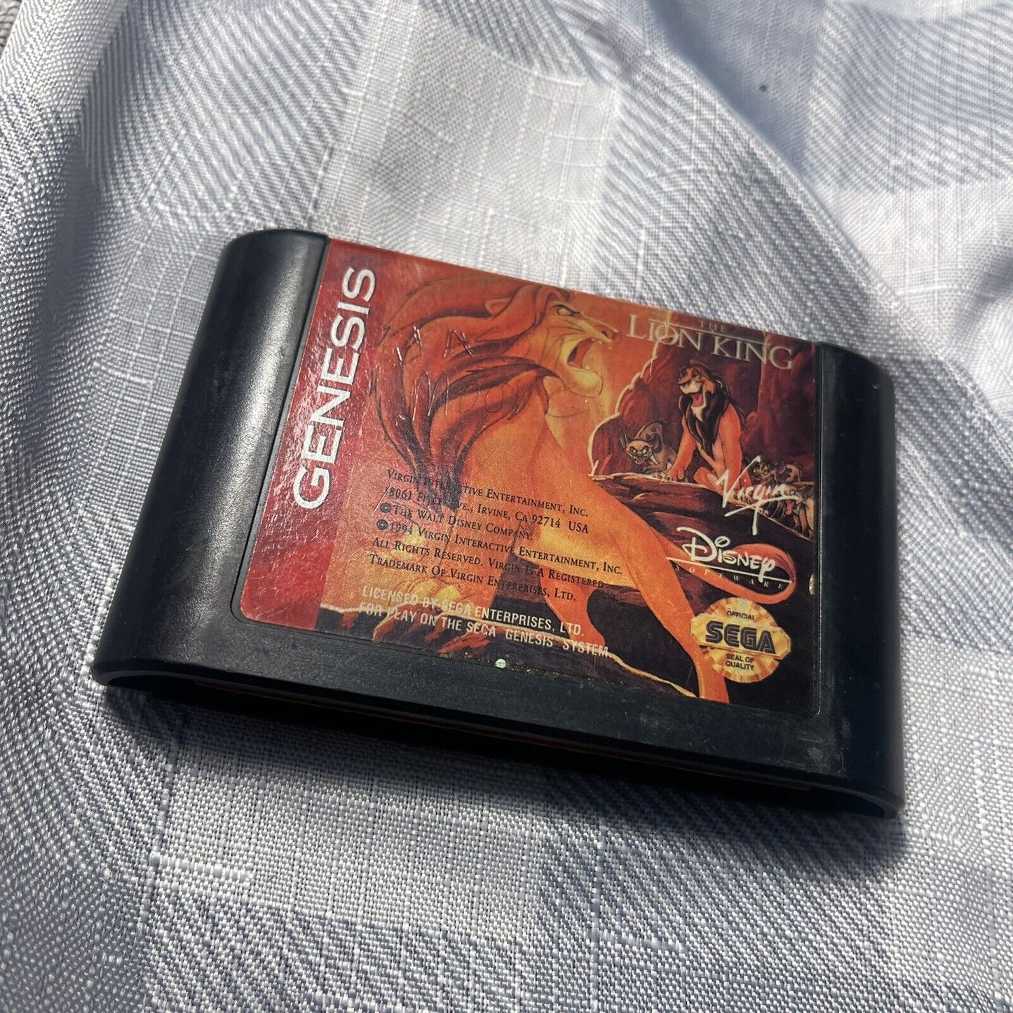 The Lion King Sega Genesis Game Cartridge Only Tested