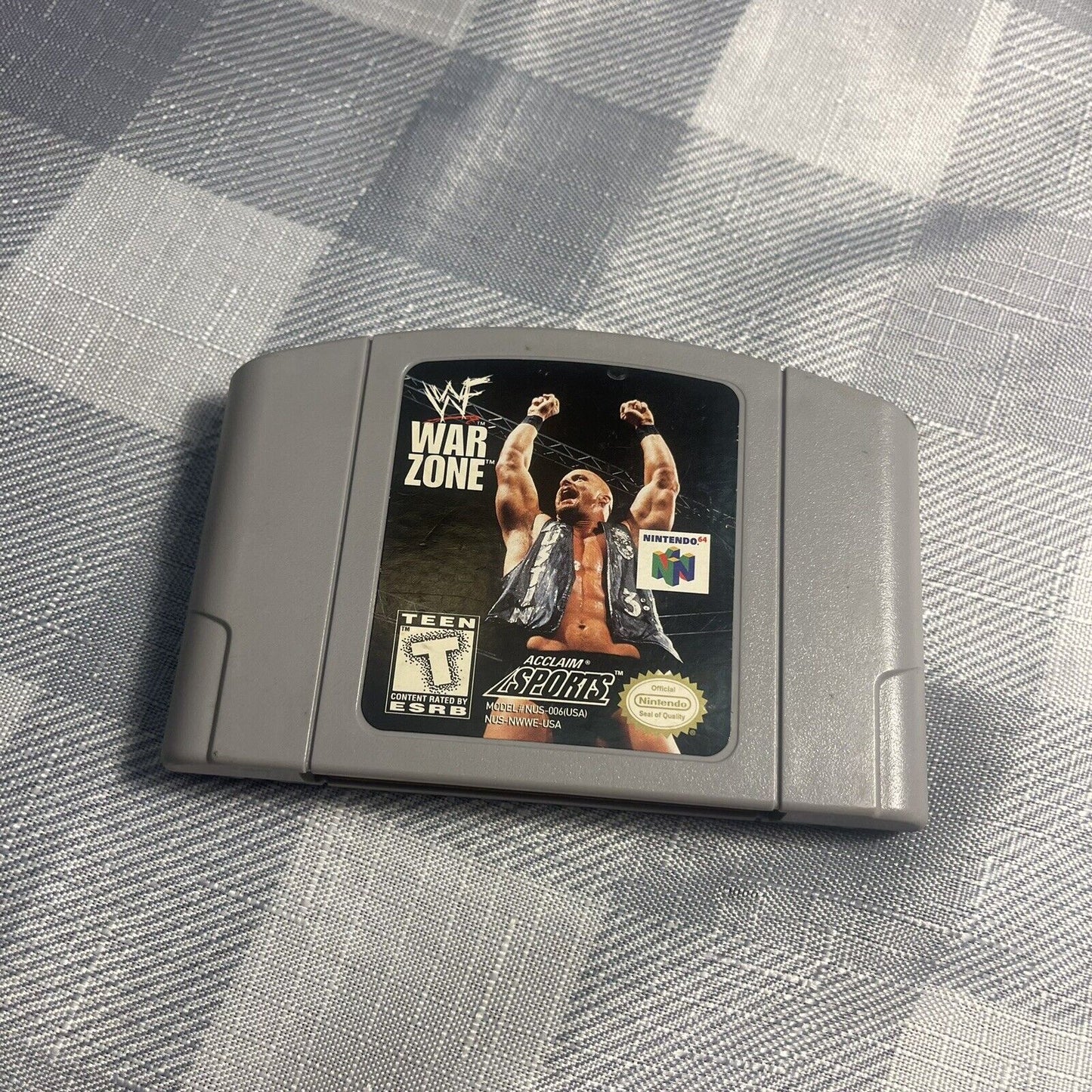 WWF War Zone - Nintendo 64 N64 Game Authentic Tested + WORKING!