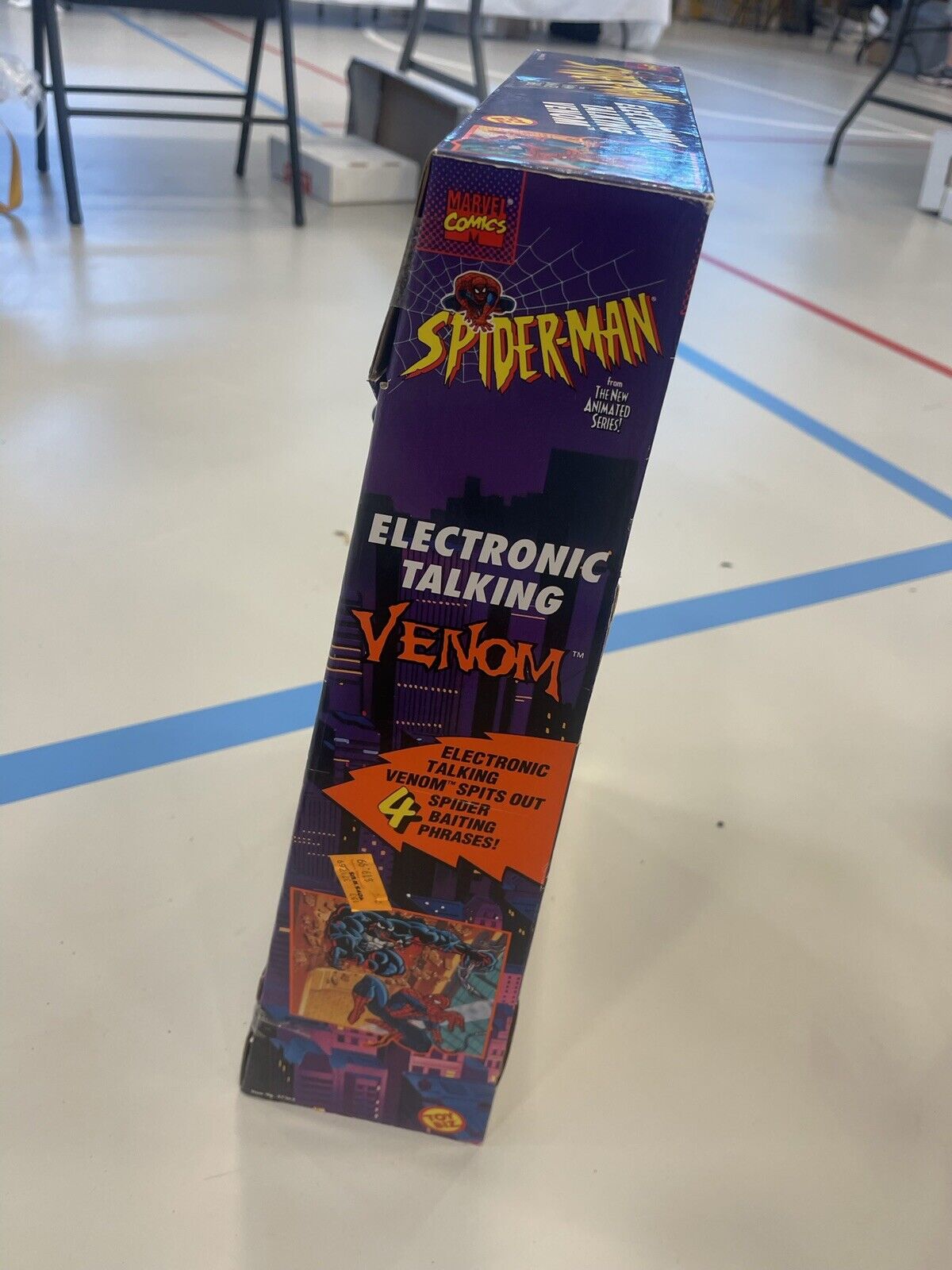 Electronic Talking VENOM 15" figure 1994 Toy Biz Marvel NEW IN OPEN BOX vintage