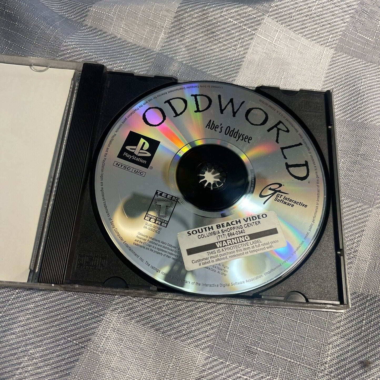 Sony PlayStation 1 PS1 Disc Game Only TESTED Oddworld: Abe's Oddysee