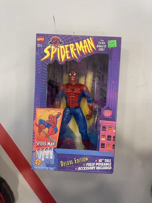 Vintage 1994 Marvel Spider-man Wall Hanging Deluxe Edition 10" Action Figure New
