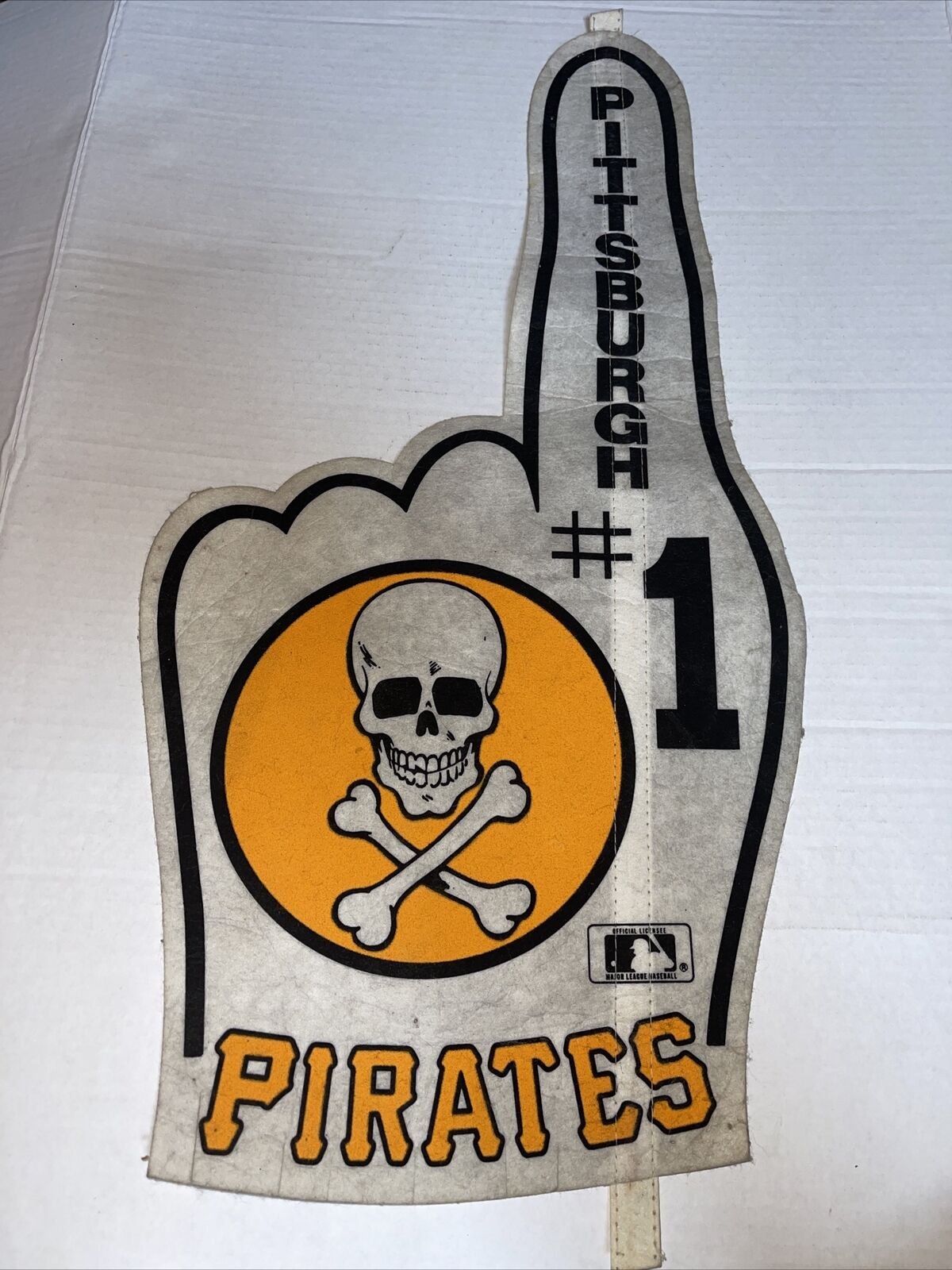 vintage pittsburgh pirates finger #1 Banner