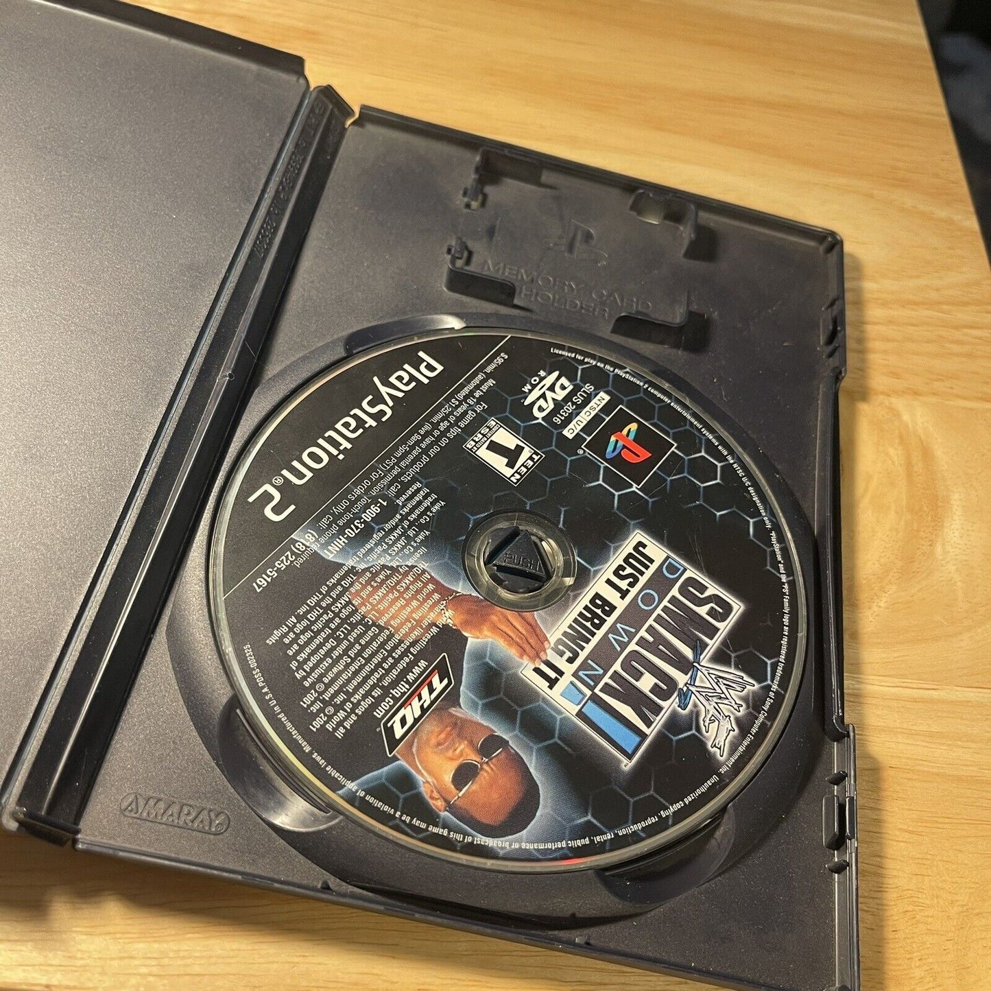 PS2 WWE SmackDown! Just Bring It (PlayStation 2) Disc And Case Tested!