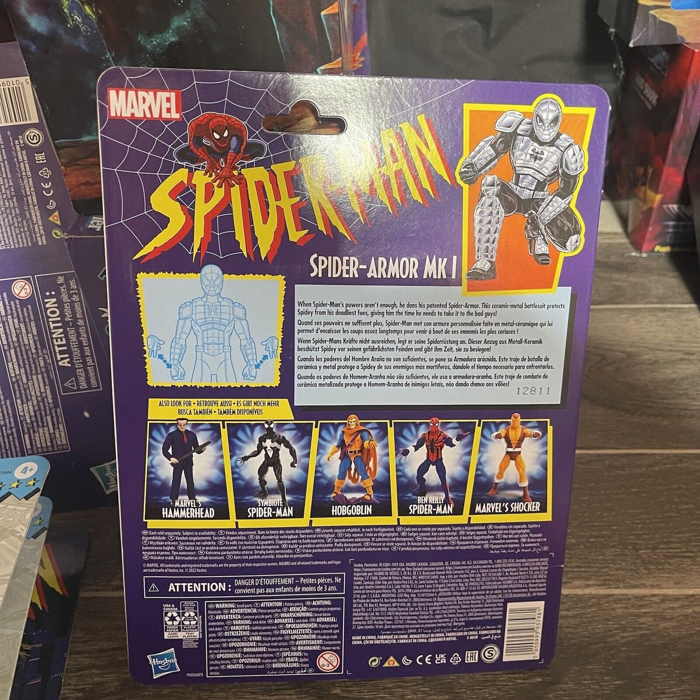 Marvel Legends Hasbro Retro Classic Spider-man SPIDER-ARMOR MK1 6" Figure New