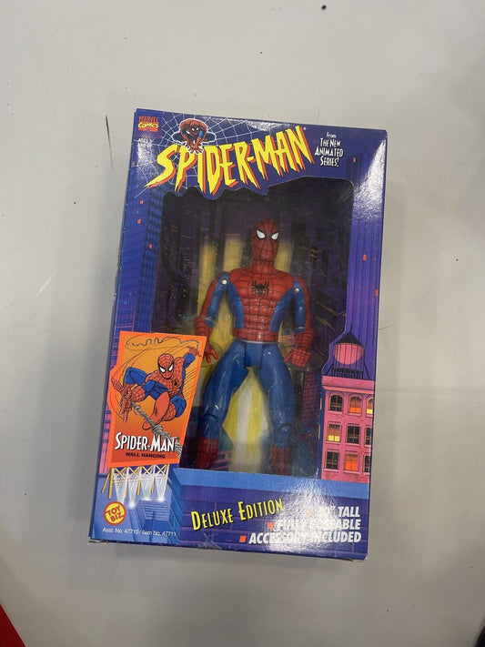 Vintage 1994 Marvel Spider-man Wall Hanging Deluxe Edition 10" Action Figure,,,
