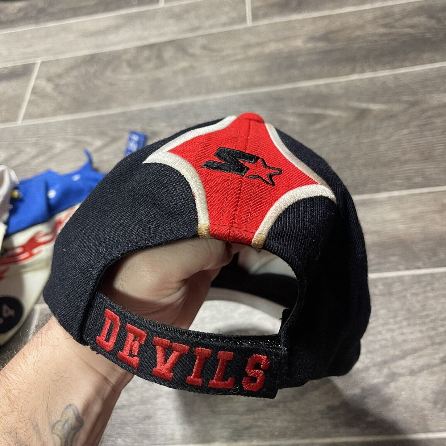 90s Starter New Jersey Devils Hat Vintage NHL Cap