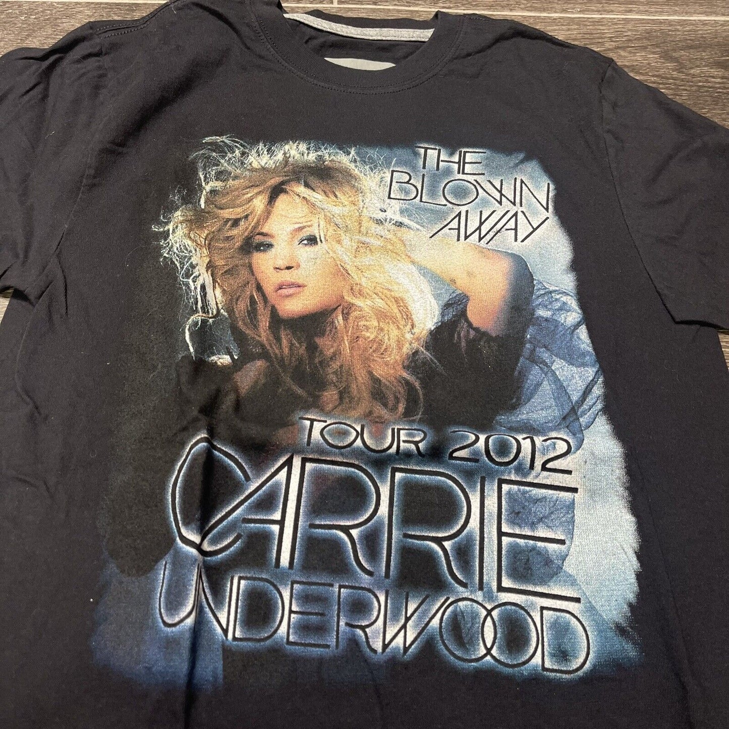 Carrie Underwood The Blown Away Tour 2012 T-shirt w/ Hunter Hayes Size Small