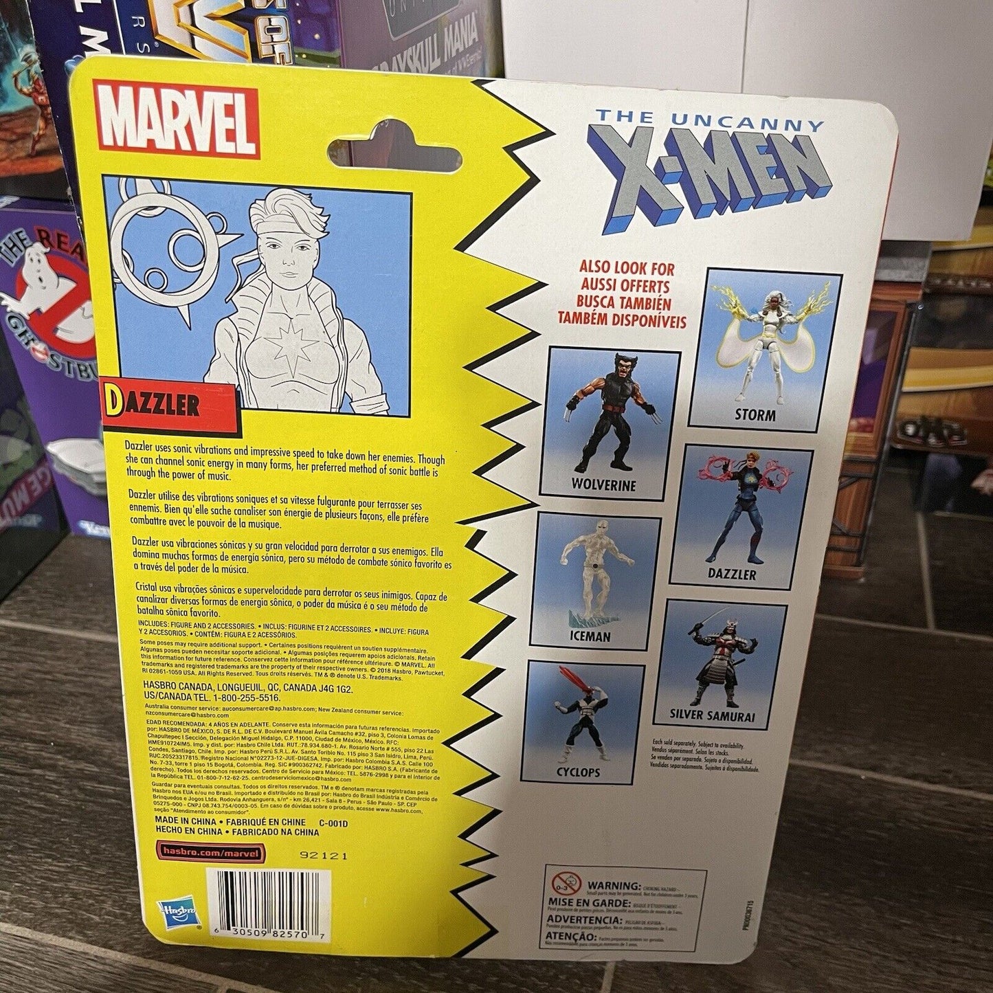 Dazzler 6" Action Figure, Marvel 80 Years - The Uncanny X-Men - Hasbro - NEW
