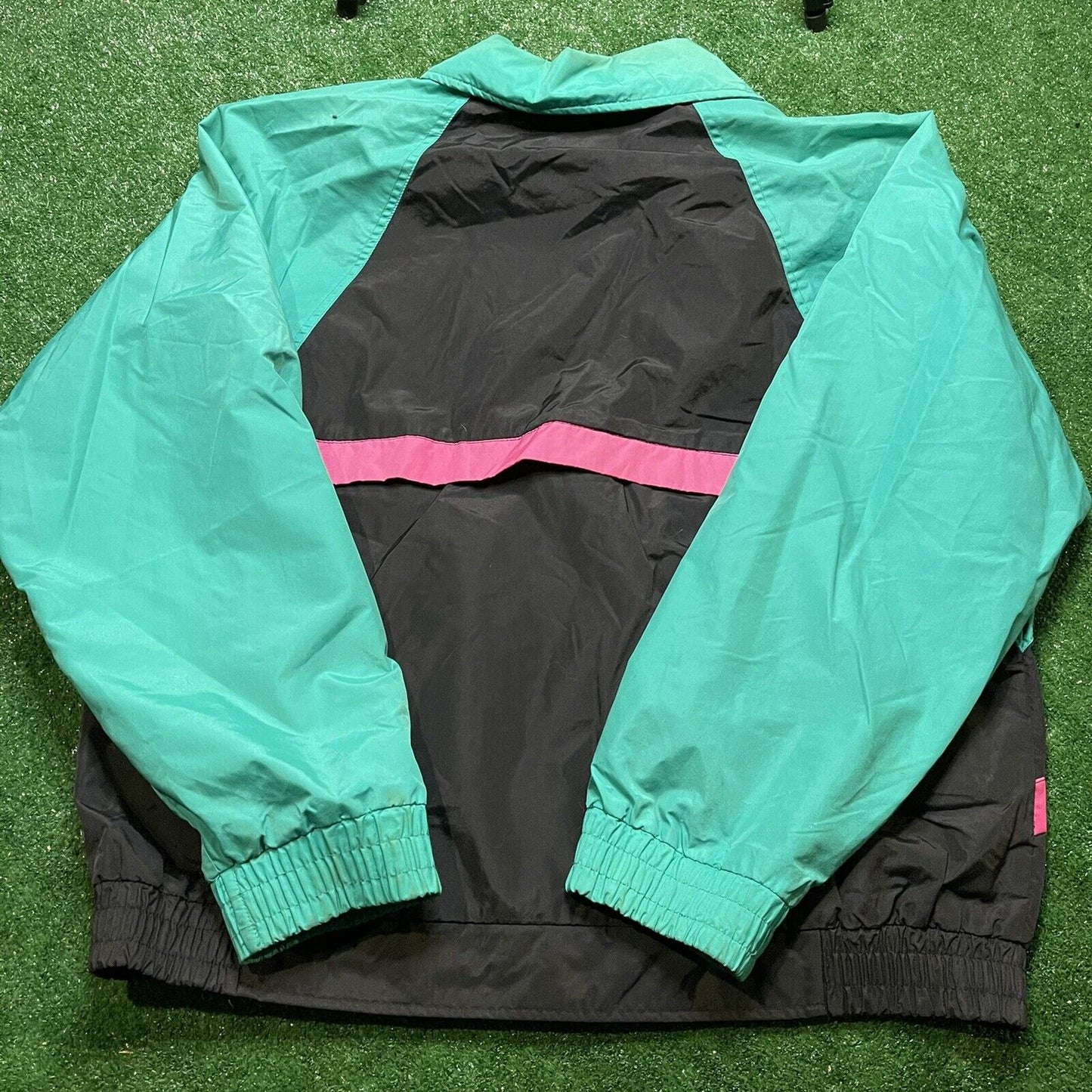 90’s Woolrich Sigmet Gear  Vintage Windbreaker Jacket Colorblock Sz Large