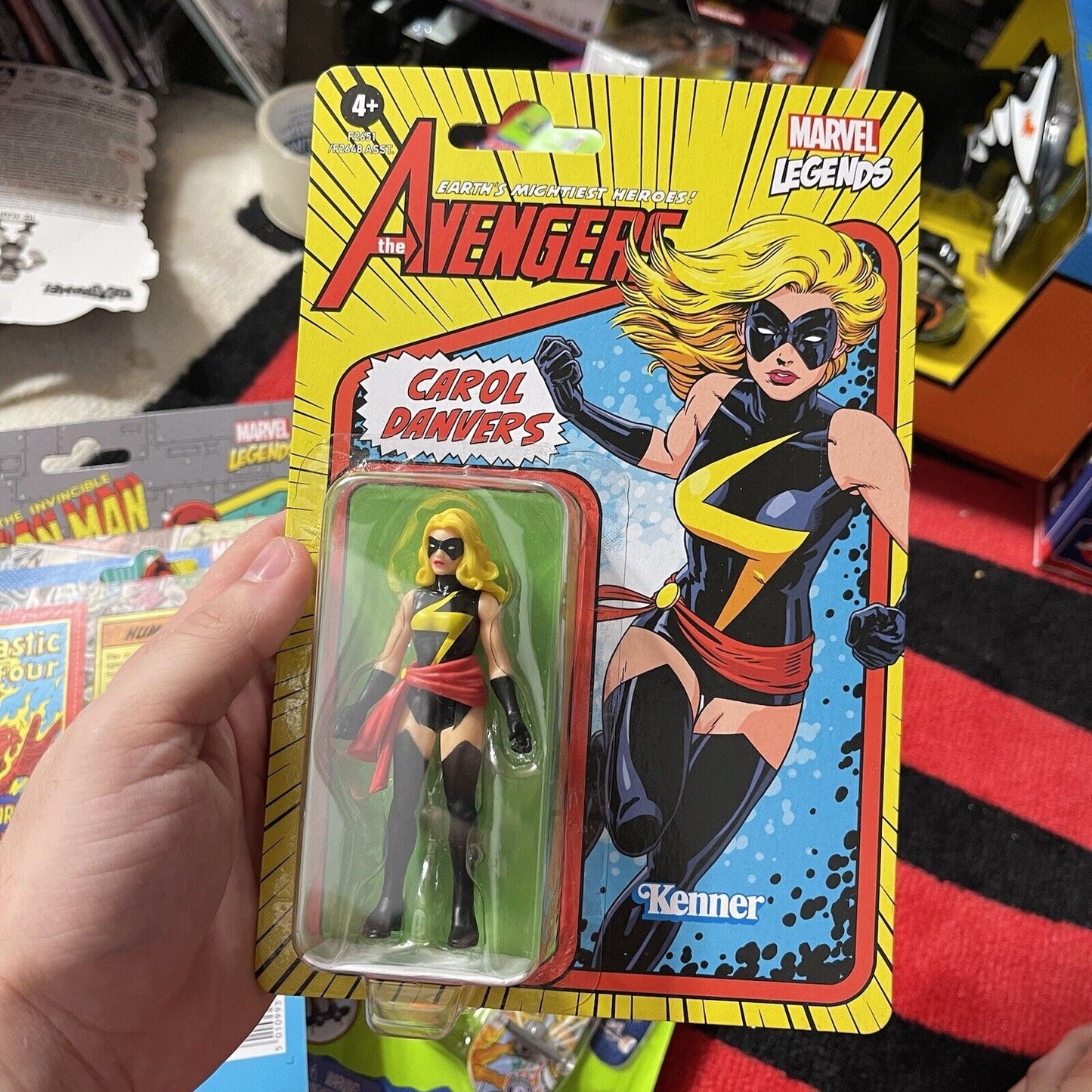 2021 Kenner | Marvel Legends| Avengers/ Carol Danvers | 4” Action Figure