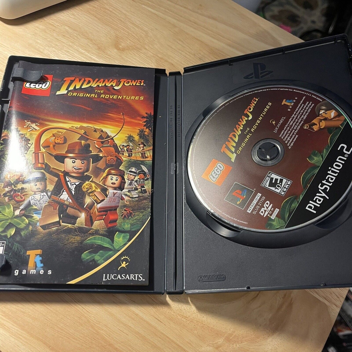 LEGO Indiana Jones: The Original Adventures Sony PlayStation 2 PS2 Tested