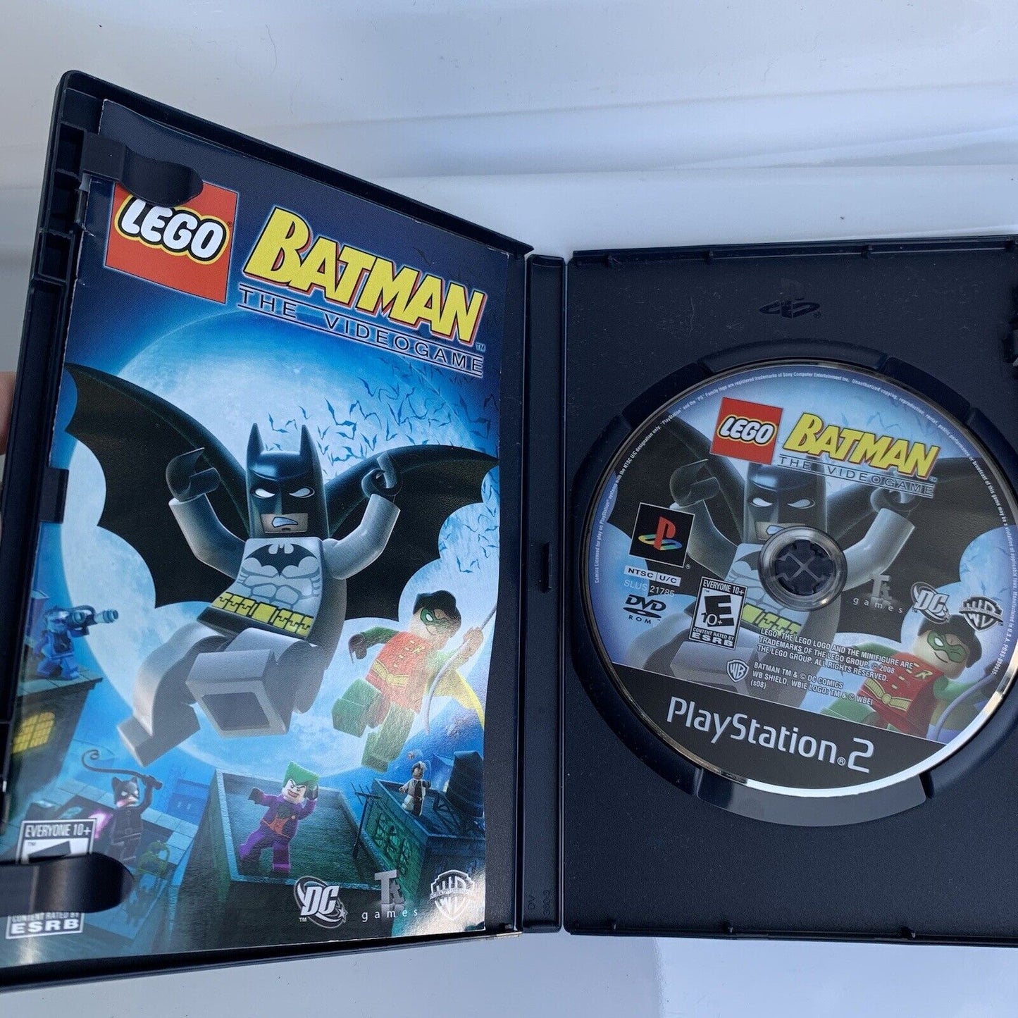 LEGO Batman: The Video Game PS2 (Sony PlayStation 2, 2008) Complete W/ Manual