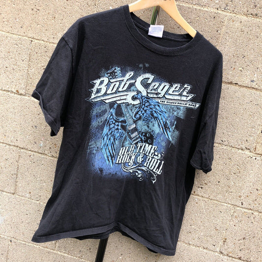 Bob Seger & The Silver Bullet Band 2011 N American Tour T-shirt Adult Xl