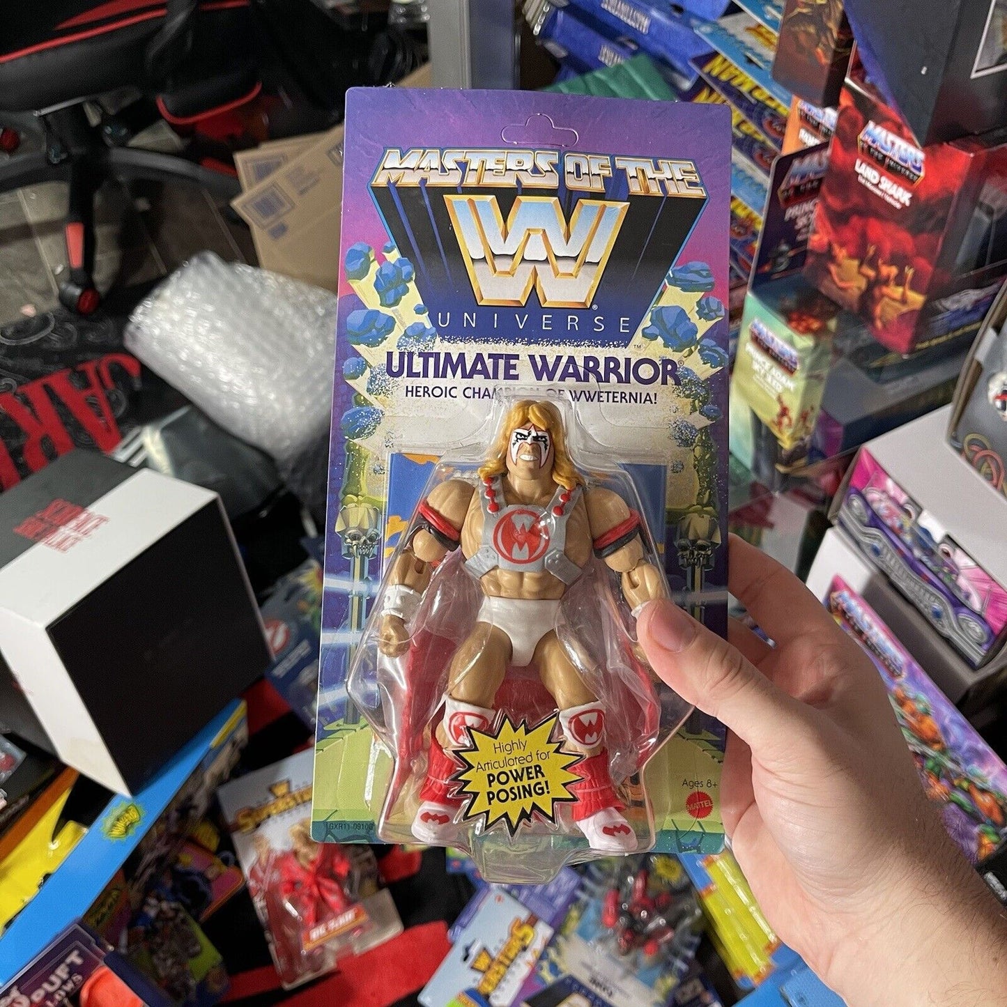 NEW Mattel Masters of the WWE Universe Ultimate Warrior Action Figure