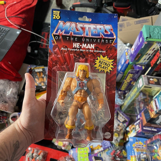 Masters of the Universe Origins He-man 5.5" Action Figure MOTU 2020 Retro Mattel