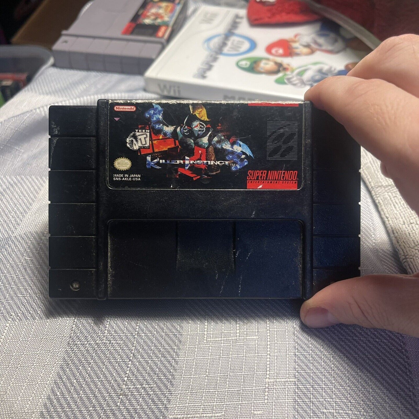 Killer Instinct Authentic Super Nintendo (SNES) Game Cartridge Tested
