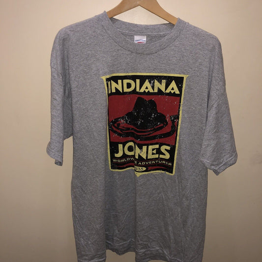 VTG 90s Y2k Indiana Jones Movie Promo Rare Vintage Harrison Ford Shirt Mens Xl