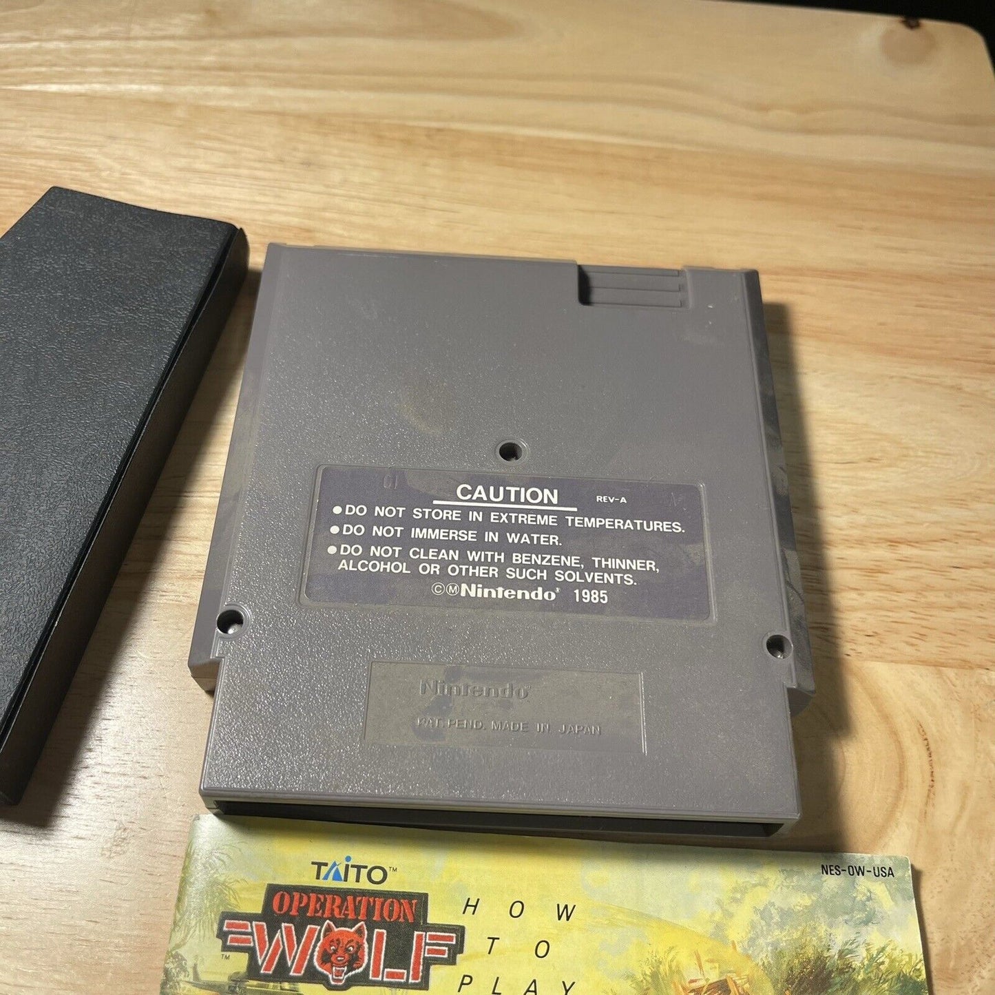 Operation Wolf (Nintendo Entertainment System, 1989) NES w/ Instruction Booklet