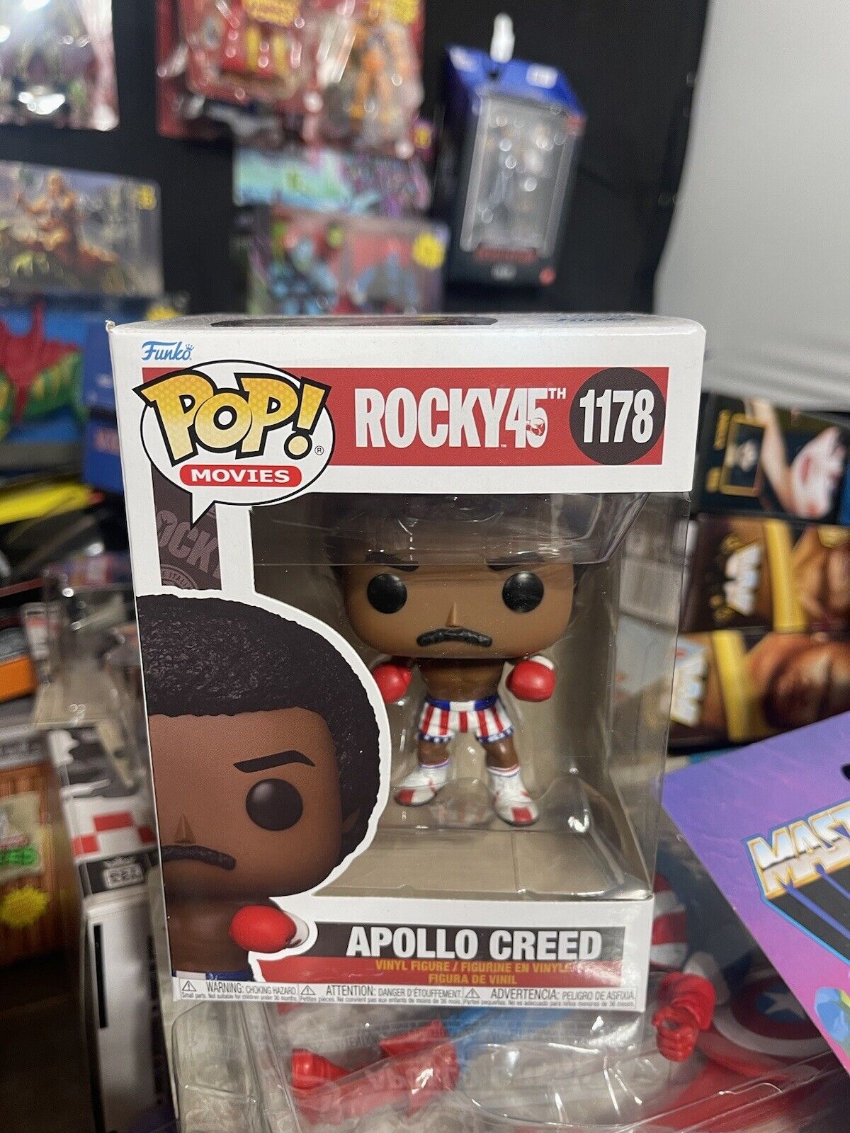 Funko POP! Movies 1178 Rocky 45th- Apollo Creed Vinyl Figure New Fast Shipping!