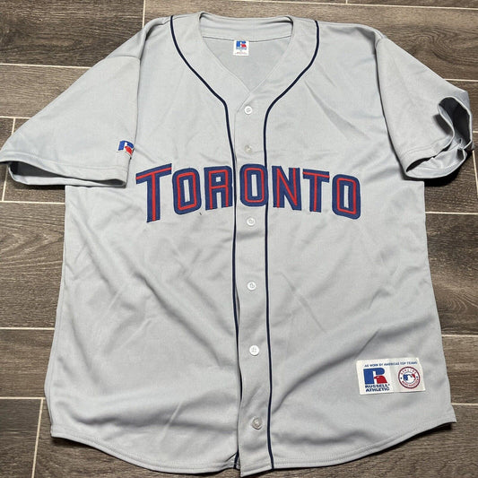 toronto blue jays russell athletic jersey size xl