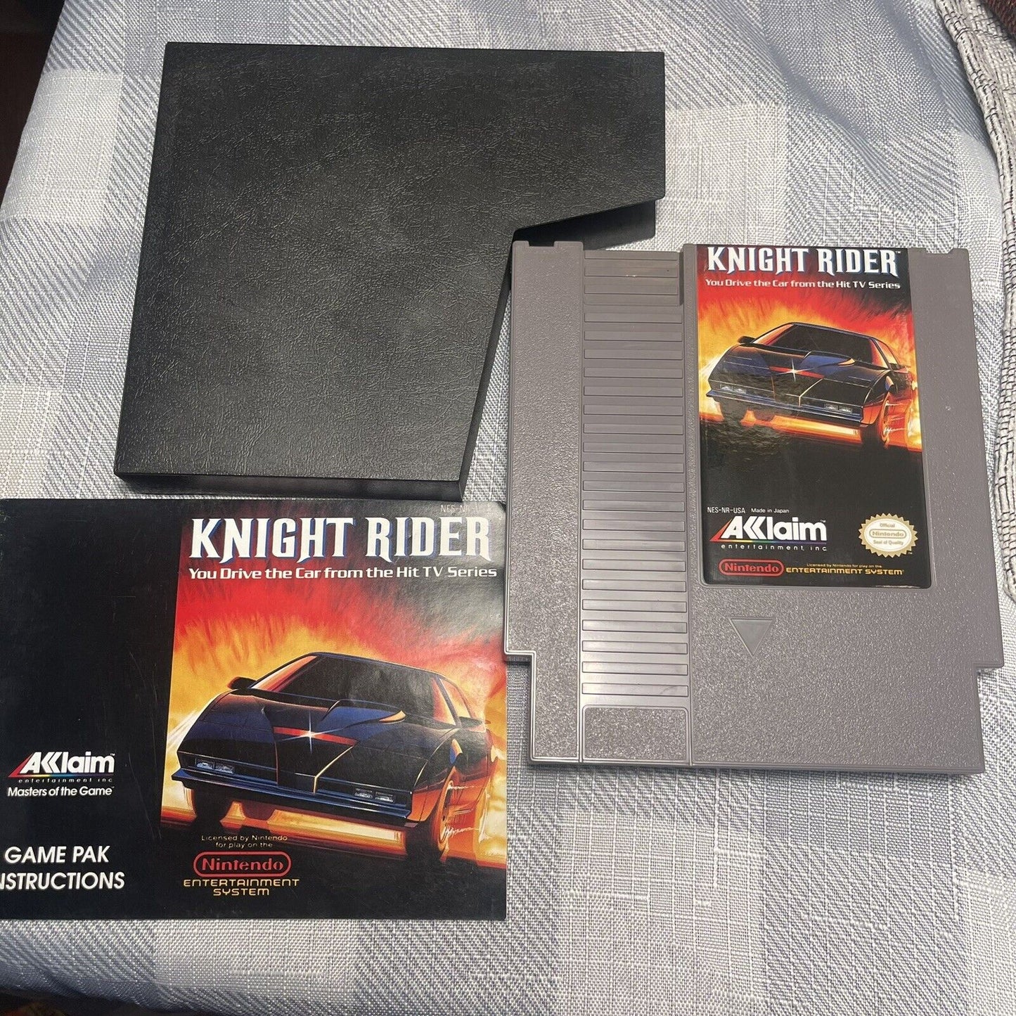 Knight Rider Nintendo NES 1989 Bundle Game, Manual