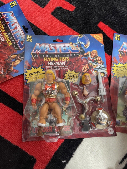 He-Man Masters Of The Universe Deluxe Figure Set New For 2022 Mattel Retro Play