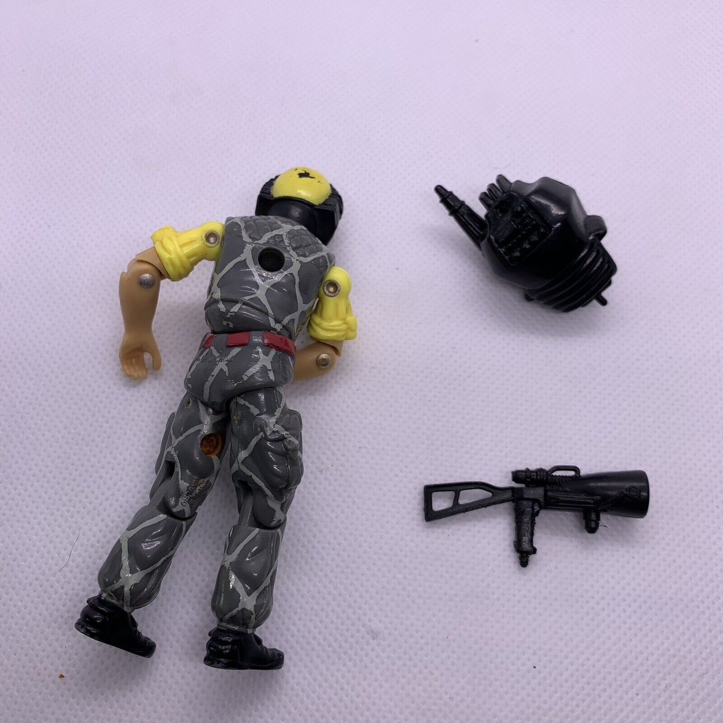 1989 GI Joe Cobra Python Patrol Tele Viper v2 Figure Backpack Gun