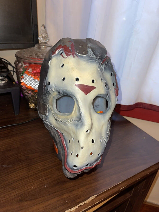 2000 New Line Cinema Friday The 13th Jason Voorhees Rubber/Latex Mask Costume