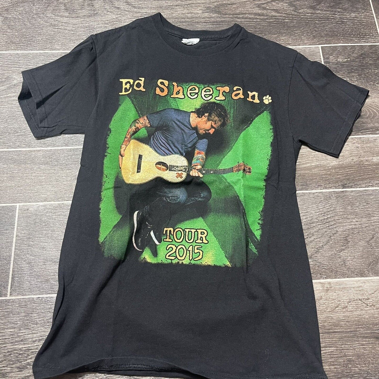 Ed Sheeran 2015 Tour Shirt Small