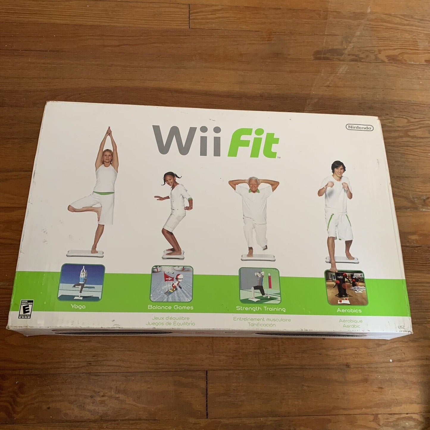 Nintendo Wii Balance Board Complete CIB + Wii Fit Game Cleaned & Tested