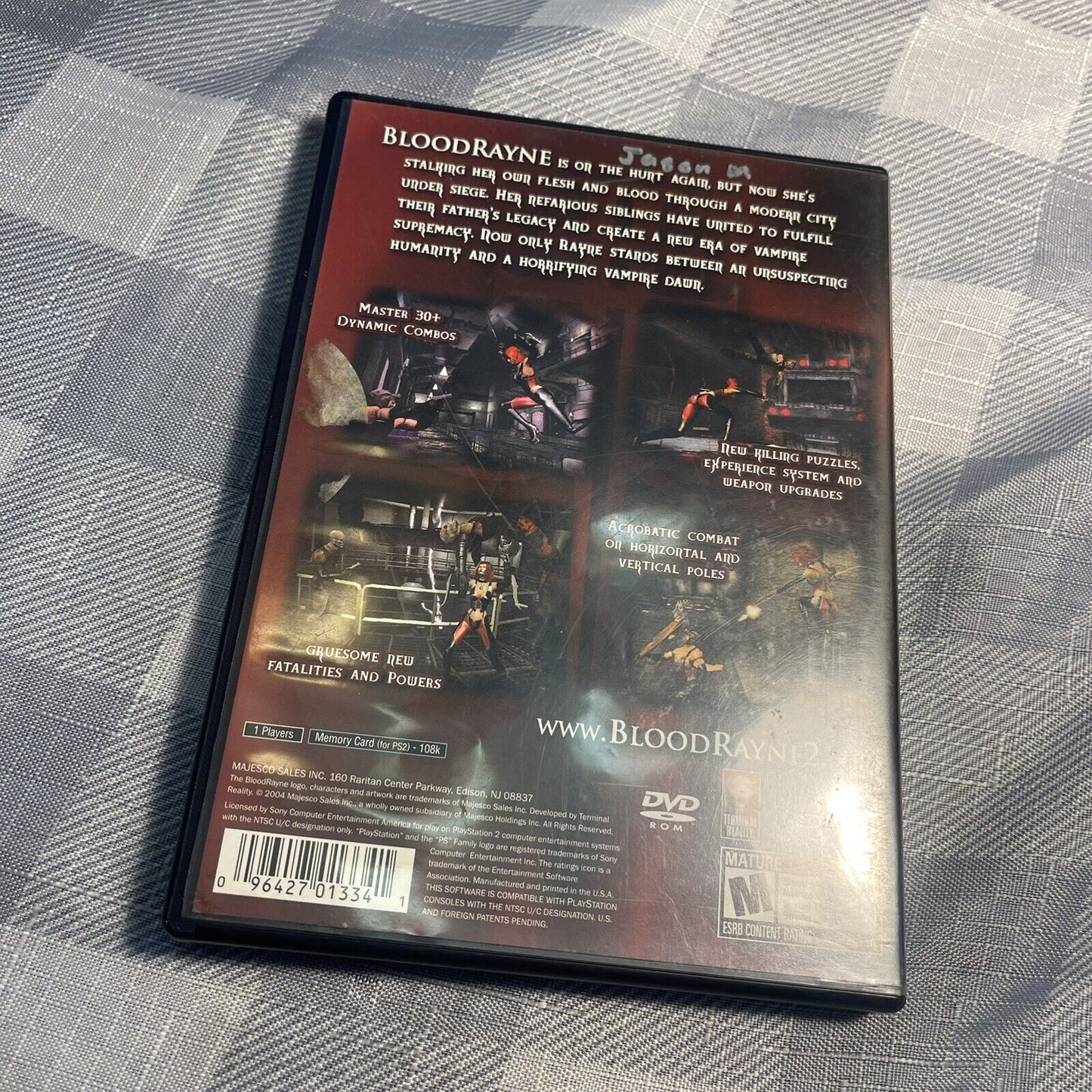 BloodRayne 2 for Sony Playstation 2 PS2 Complete with Manual Great Tested