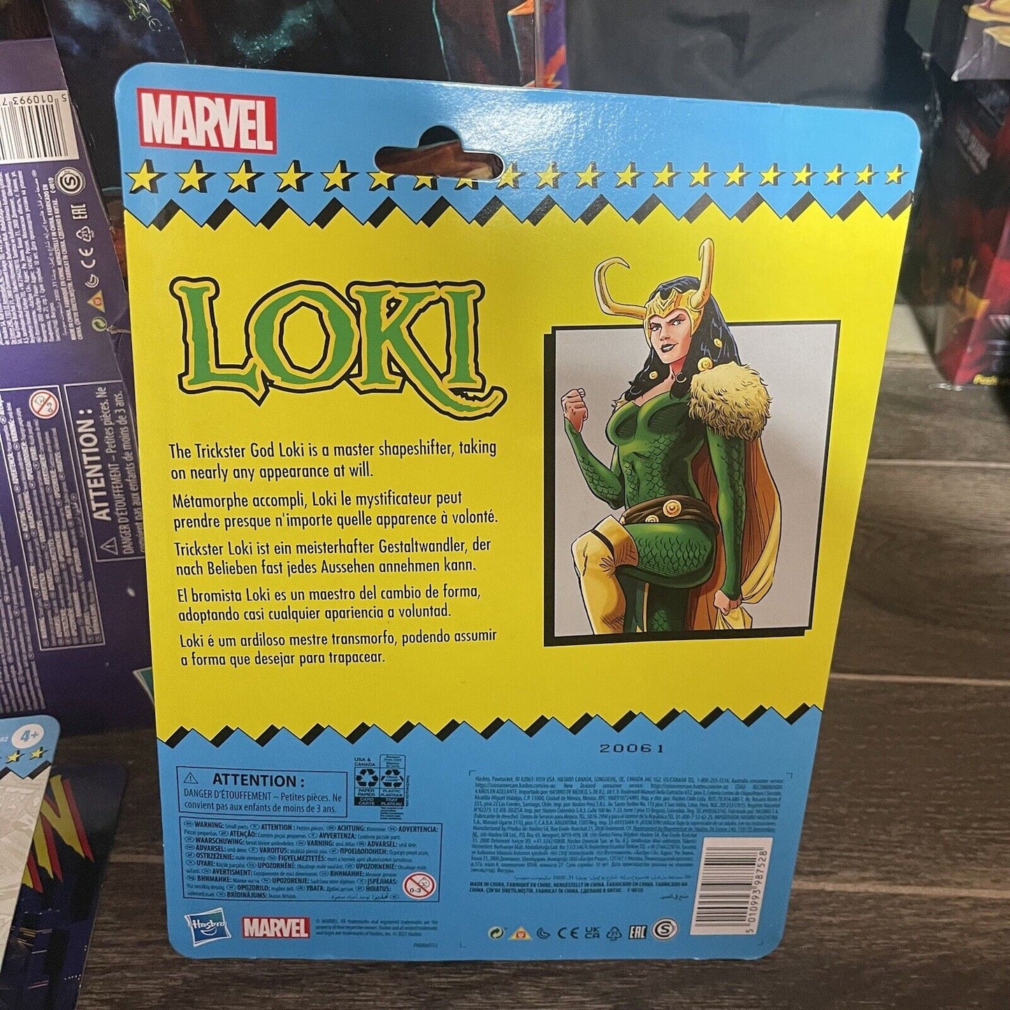 Marvel Legends Retro Loki Agent of Asgard - ToyBiz Style 6" Comic Action Figure