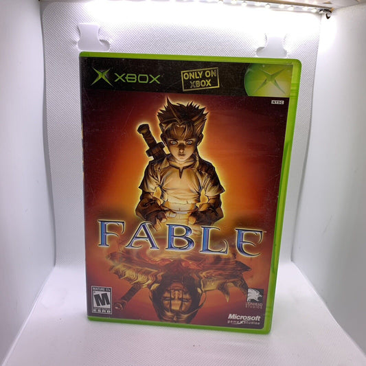 Fable 1 (2004) Black Label Original Microsoft Xbox - Clean Tested Working