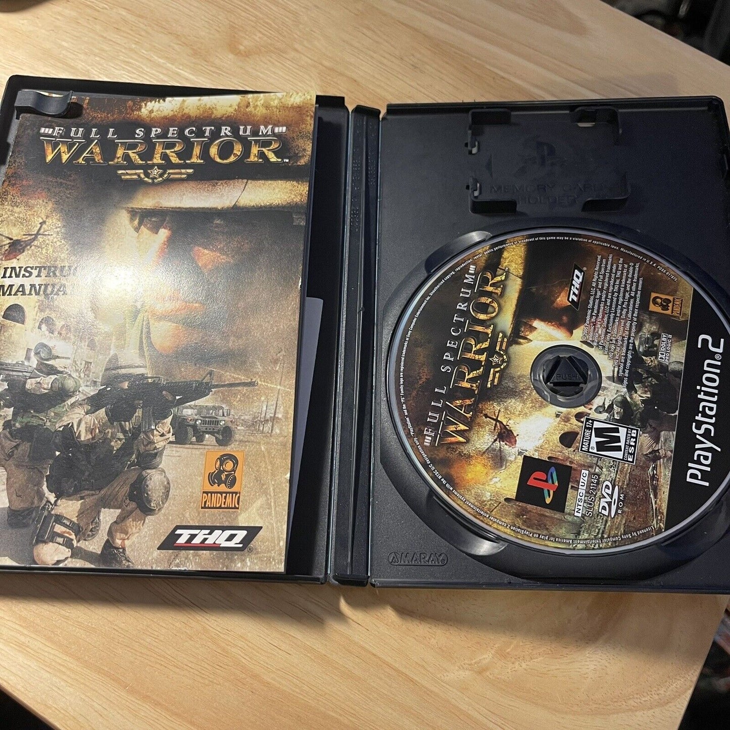 Full Spectrum Warrior (Sony PlayStation 2, 2005) - PS2 Complete CIB Tested