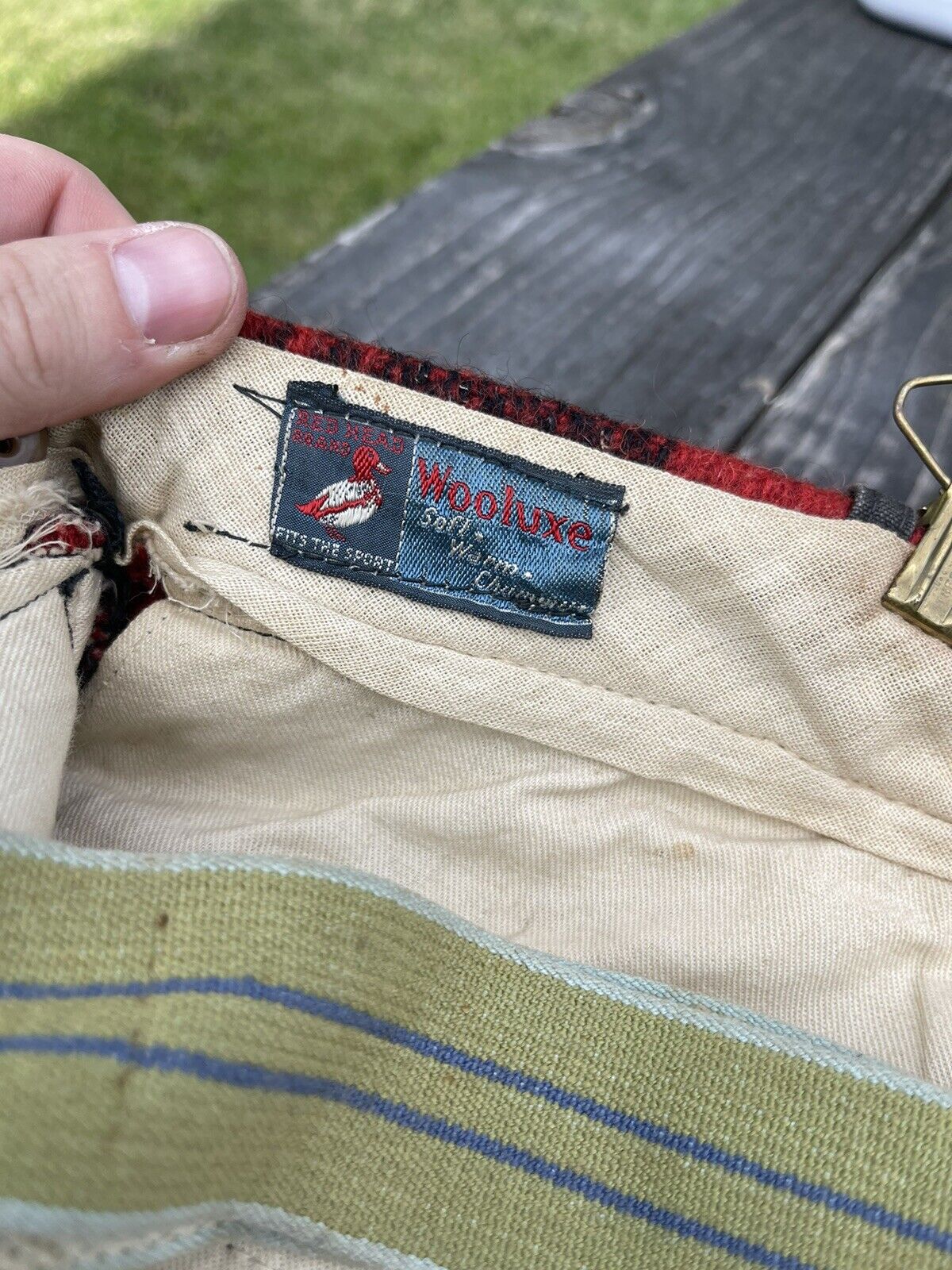 vintage Wooluxe red head brand hunting pants Size 34