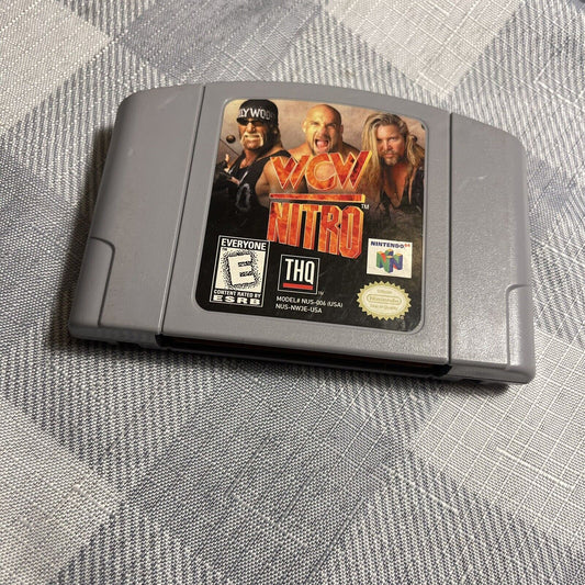 WCW Nitro (Nintendo 64 N64 1999) Authentic - Cartridge Only Authentic